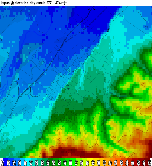 Ispas elevation map