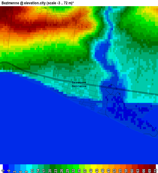 Bezimenne elevation map