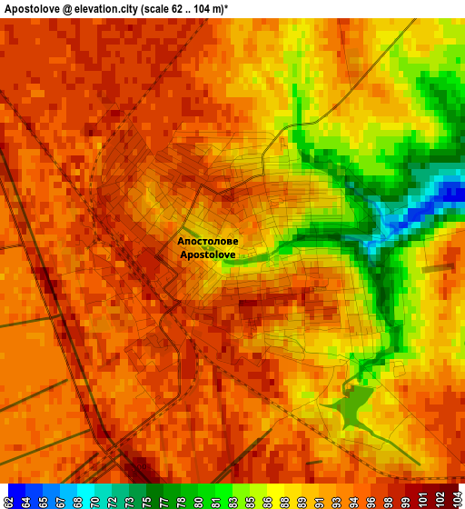 Apostolove elevation map