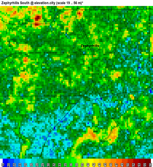 Zephyrhills South elevation map