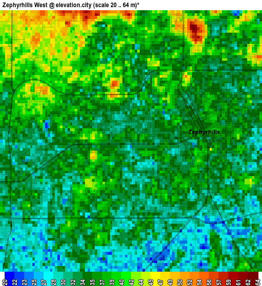 Zephyrhills West elevation map