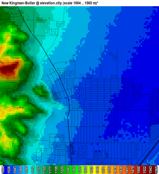 New Kingman-Butler elevation map