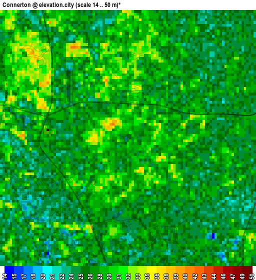 Connerton elevation map