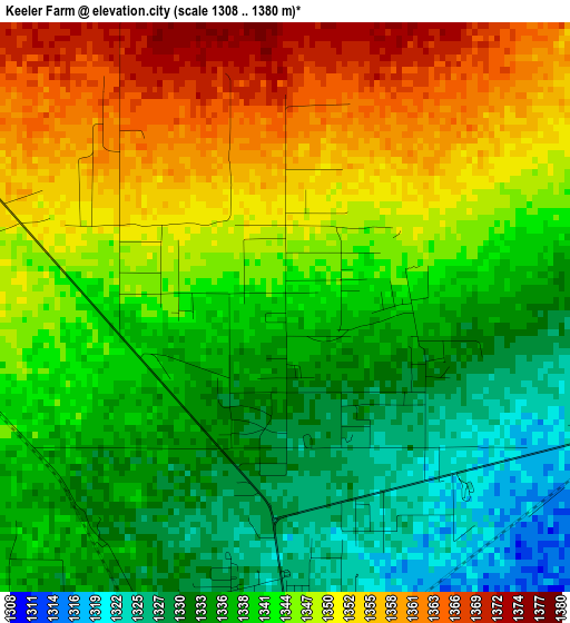 Keeler Farm elevation map