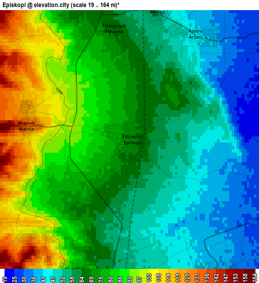 Episkopí elevation map