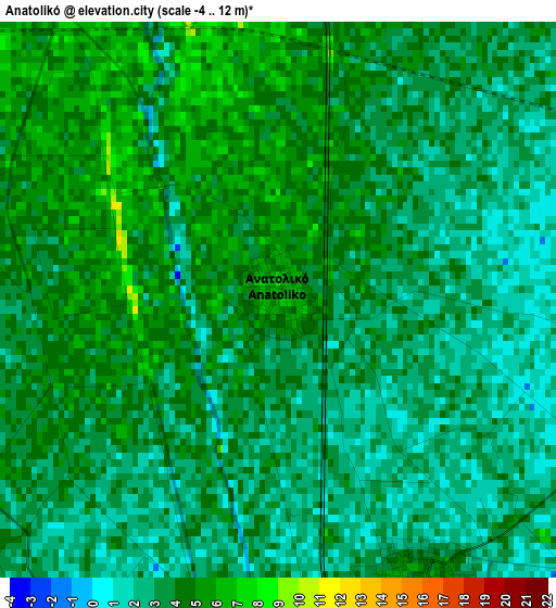 Anatolikó elevation map