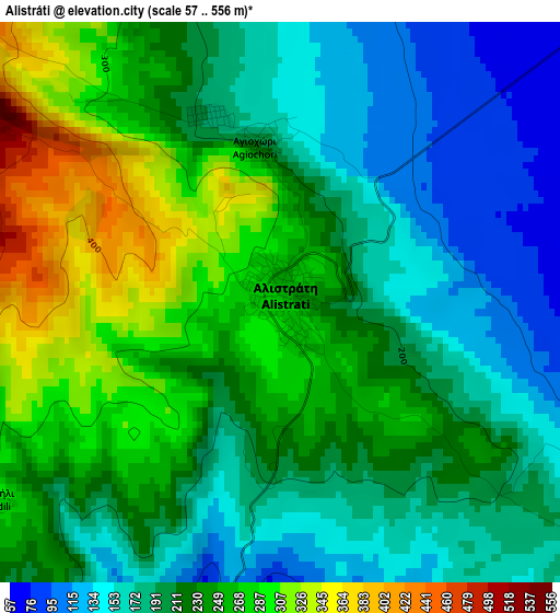 Alistráti elevation map