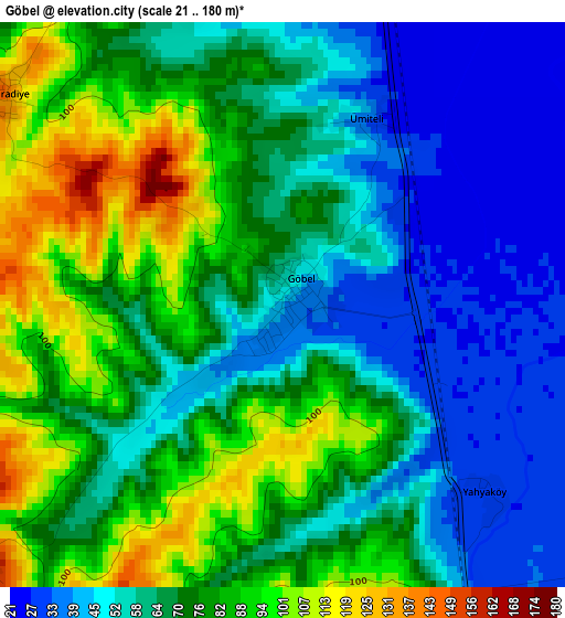 Göbel elevation map