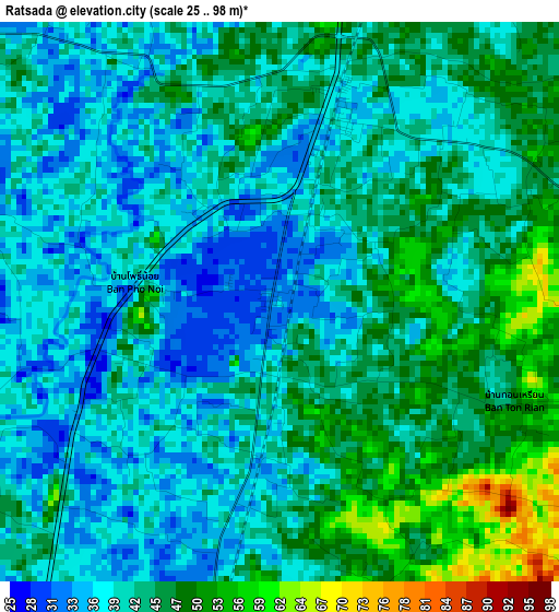 Ratsada elevation map