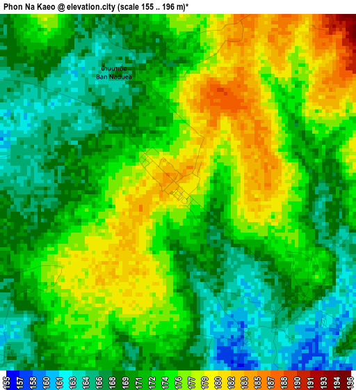 Phon Na Kaeo elevation map