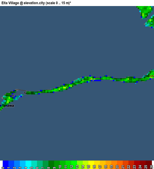 Eita Village elevation map