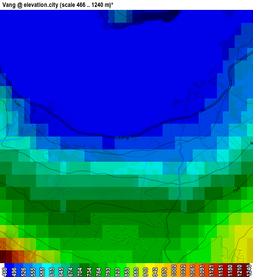 Vang elevation map