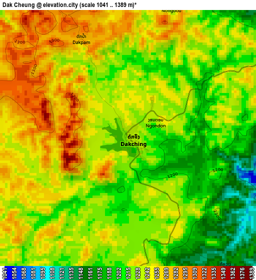 Dak Cheung elevation map