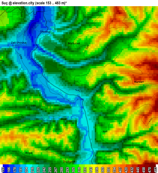 Suç elevation map