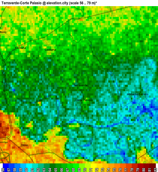 Terraverde-Corte Palasio elevation map