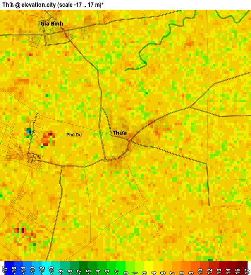 Thứa elevation map