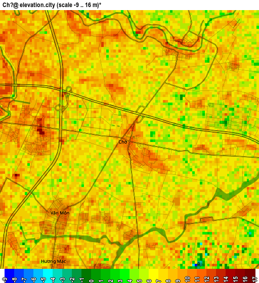 Chờ elevation map