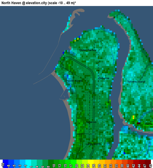 North Haven elevation map