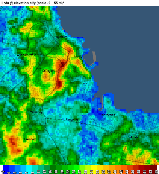 Lota elevation map