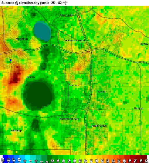 Success elevation map