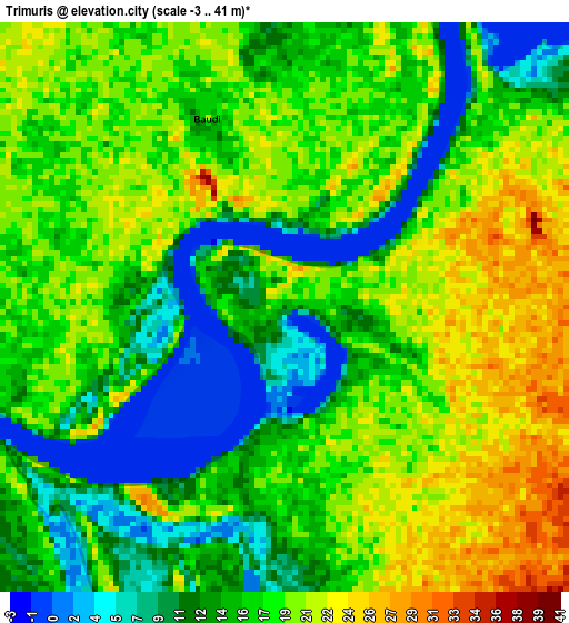 Trimuris elevation map