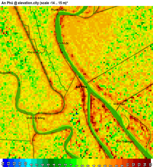 An Phú elevation map