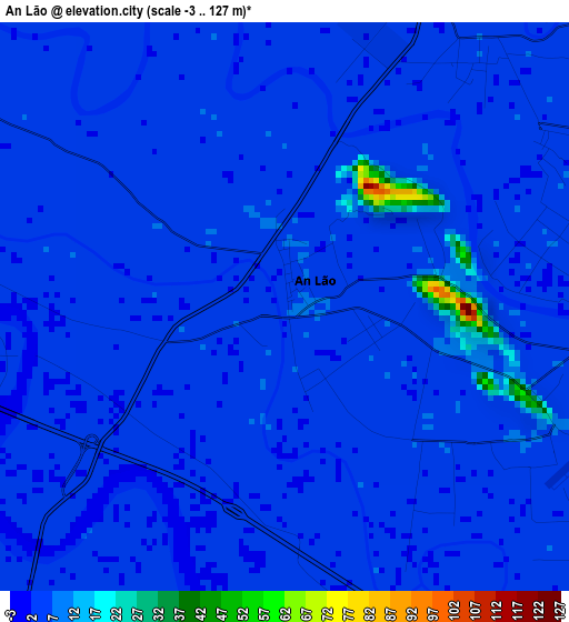 An Lão elevation map