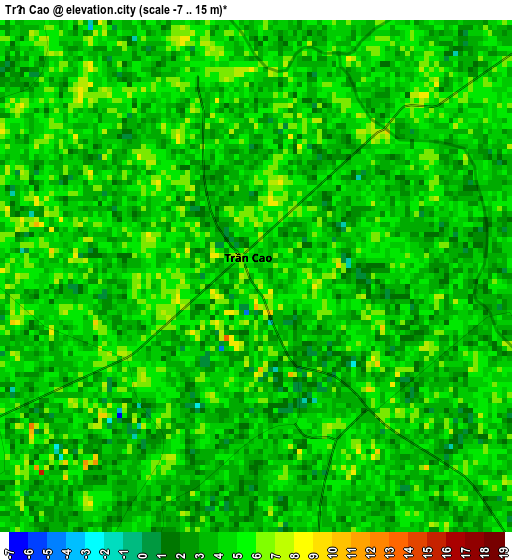 Trần Cao elevation map