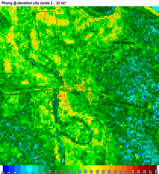 Phùng elevation map