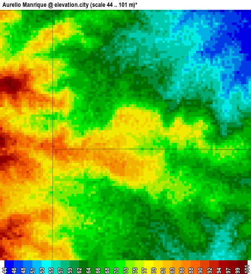 Aurelio Manrique elevation map