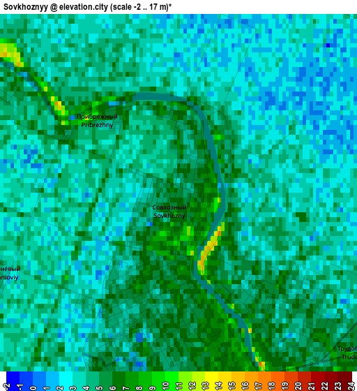 Sovkhoznyy elevation map