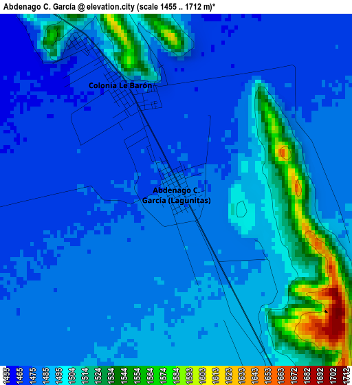 Abdenago C. García elevation map