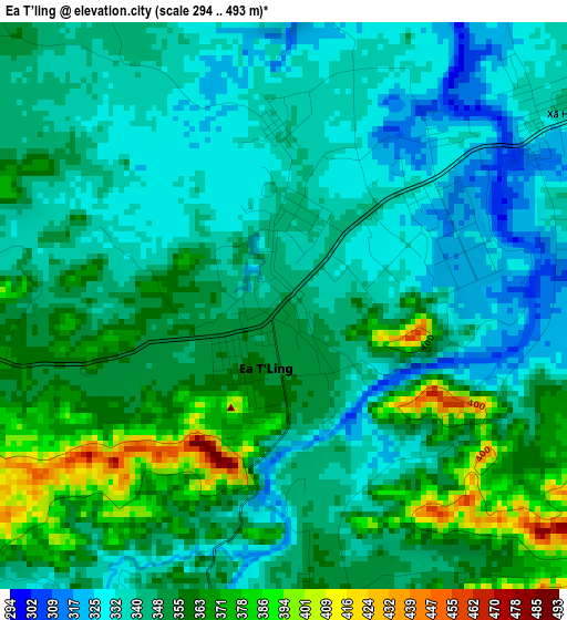 Ea T’ling elevation map