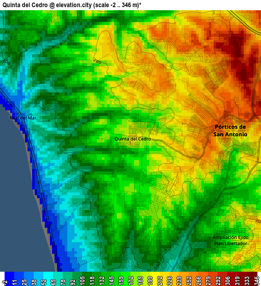 Quinta del Cedro elevation map