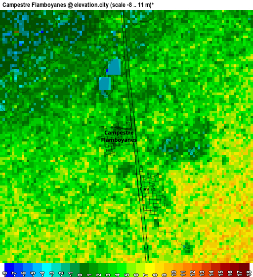 Campestre Flamboyanes elevation map