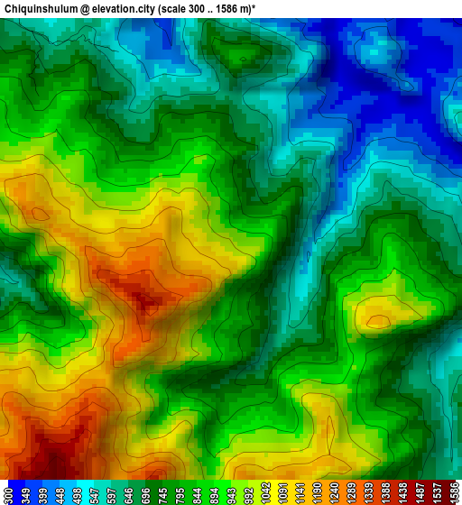 Chiquinshulum elevation map