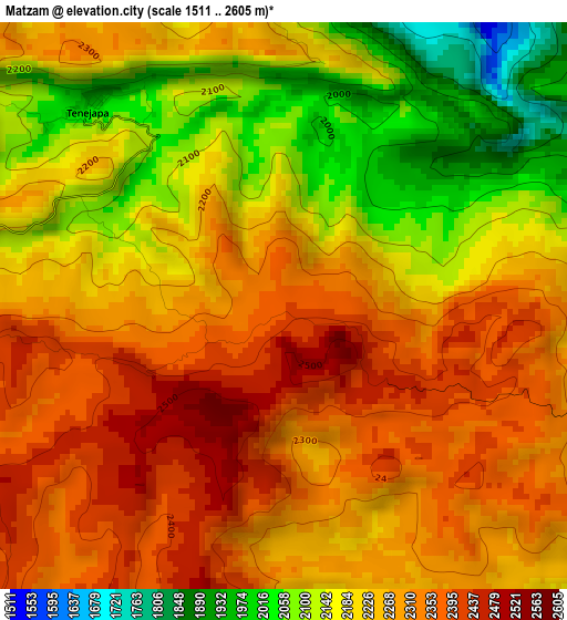 Matzam elevation map