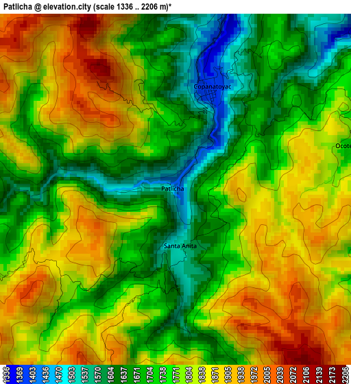 Patlicha elevation map