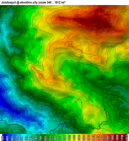 Jolsibaquil elevation map