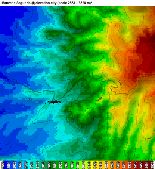 Manzana Segunda elevation map