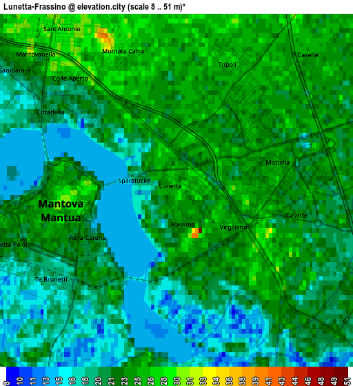 Lunetta-Frassino elevation map