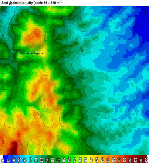 Sasi elevation map