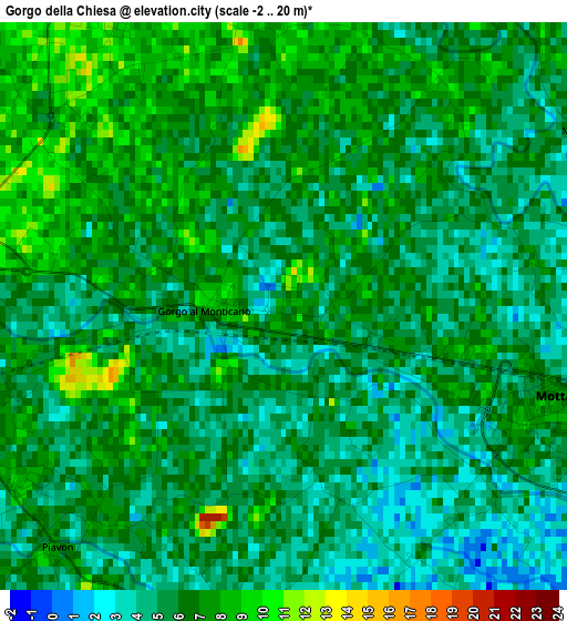 Gorgo della Chiesa elevation map