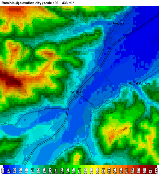 Ramiola elevation map