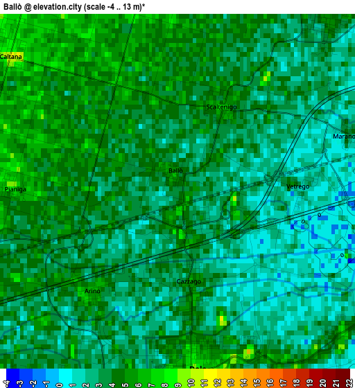 Ballò elevation map