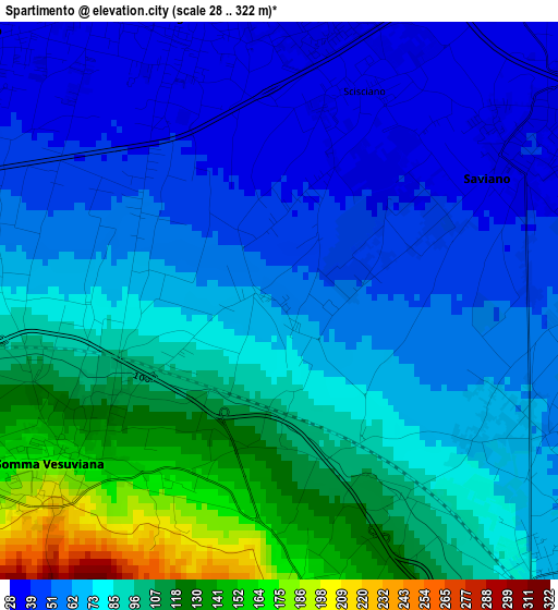 Spartimento elevation map