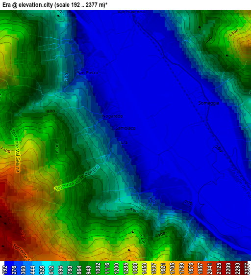 Era elevation map