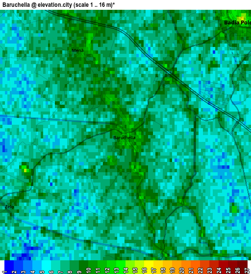 Baruchella elevation map