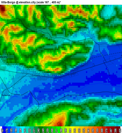 Villa-Borgo elevation map