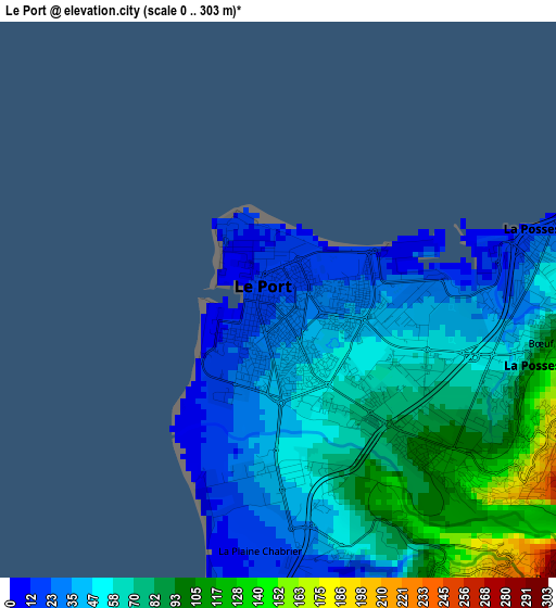 Le Port elevation map